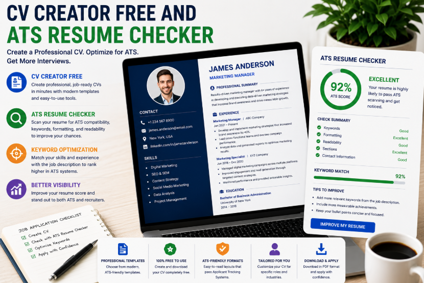 Free CV Creator and ATS Resume Checker: How to Build a Resume That Works for Recruiters and Hiring Software